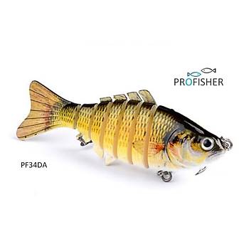 Profisher 7 Eklem 2 Kanca Sahte Balık Yem 15,5 gr 10 cm Bream A