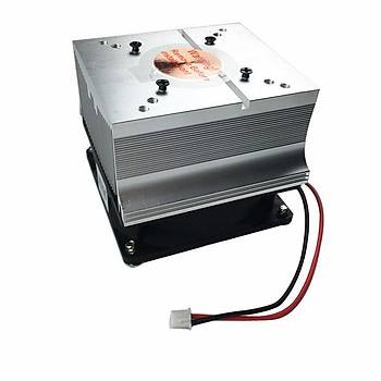 20W-100W Led İçin 7 Yaprak Fanlı Alüminyum Radyatör Soğutucu Set  