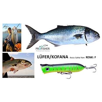 PROFISHER L�fer Kofana Avc�s� Zoka Sert Yapay Yem 11,5 gr 8 cm Renk: F