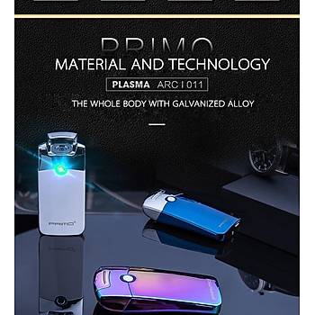 Darbeli Ark Plazma Rüzgar Cakmağı Alevsiz USB Şarjlı Elektrikli Ivory  
