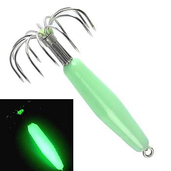 PROFISHER Kalamar Sahtesi 5.5cm 12gr 12 İğneli Fosforlu Sert Yem