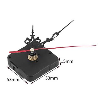 Duvar Saati Hareket Mekanizması DIY (Kendin Yap) Onarım Parçaları Kiti 