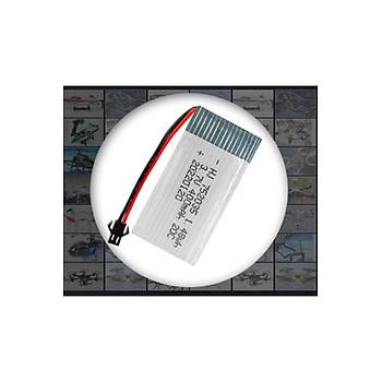 Lipo Pil 3.7V 400mAh 25C Dron ve RC Model Bataryas HX2.54 Soket