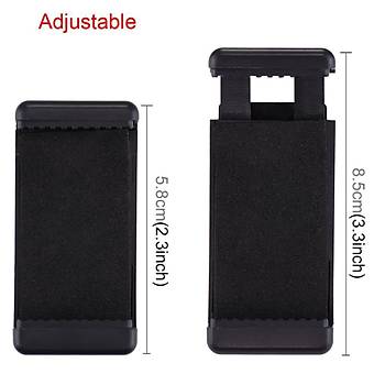Telefon Tutucu ve Stand Mini Katlanır Tripod + Mobil Klip