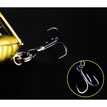 PROFISHER 5 Renk Set 1 Kanca Sahte Yem 3 gr 4 cm Grasshopper