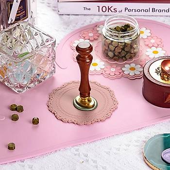 M�h�r Mumu D�k�m Silika Jel Bask� Ped Yap��mayan Pembe Silikon