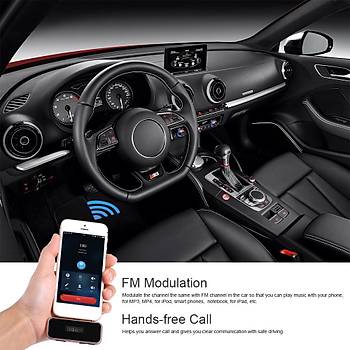 FM Kablosuz Bluetooth Verici MP3 Ses Mzik alar Ara Kiti