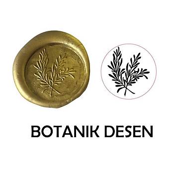 Davetiye Mum Mühürü Uygulama Seti El Yapımı Akrilik Yeşil Renk