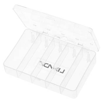 Sahte Balık Yem Muhafaza Plastik Kutu Çift Taraflı 14 Bölmeli 21 * 11,5 * 3.6 cm