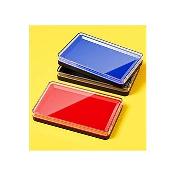 K�rm�z� M�rekkepli Bask� Pedi Istampa Ofis Boyu 137*85mm Su Bazl� 