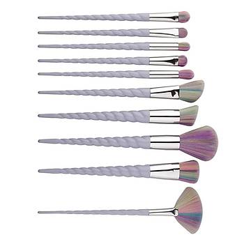 10 lu Unicorn Makyaj Fra Set Gkkua Kl Spiral Sapl Kartrma Toz Gz far Makyaj