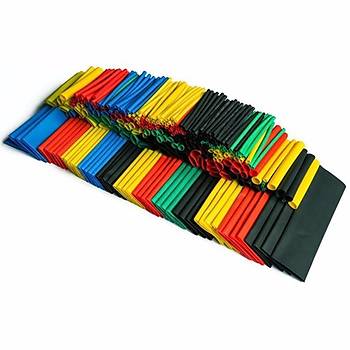 Polyolefin Shrink Boru Daralan Makaron 328 Adet Set Kablo Yaltm
