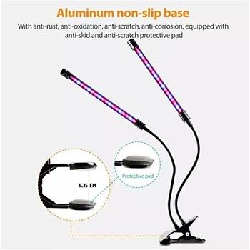 Tam Spektrum LED Işık Bitki Büyütme 5V USB 40W Zaman ve Renk Ayarı 