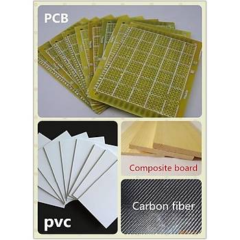 Tungsten Karbr PCB Kesme CNC Freze Ahap leme 0.85mm 10 Adet 