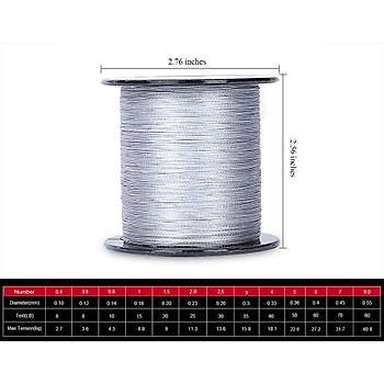 300M Multifilament Premier PE 4 lü Örgülü Olta İpi 0,23mm 25 Libre Gri Renk 
