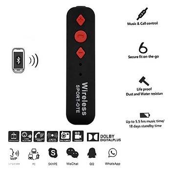 Kablosuz Bluetooth Alc Kablolu Kulakl Bluetooth'a evirici