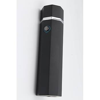 Darbeli Çift Ark Elektronik Plazma Çakmak USB Elaktrik Şarjlı Rüzgar Geçirmez 
