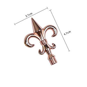 Mum M�h�r Damga Kolu D�k�m Metal M�h�r Sap� Rose Gold Zambak