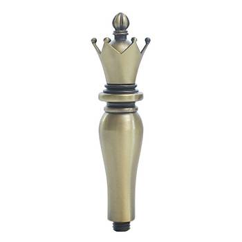 Mum Mhr Damga Kolu Premium Metal Kraliyet Tac Bronz 