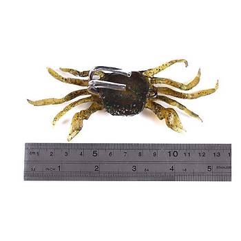 PROFISHER Silika Jel Kurşunlu Sahte Yengeç Yem 10 cm 30 gr Model D    