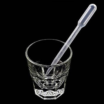 3 ml Damlalk Pastr Damlalk Pipet 20 Adet Set 14.4 cm Tek Kullanmlk effaf PE