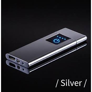 Alevsiz �akmak Parmak �zi Dokunmatik Sens�r USB �arjl� Ultra-ince 