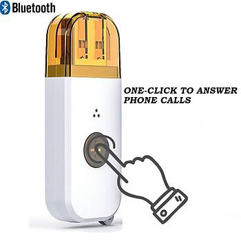 Stereo 3.5mm USB Bt 4.2 Ses Alıcı Çubuk Tek Tuşla Çağrı Cevaplama Fonksiyonu
