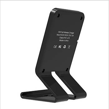 QI Kablosuz Hızlı Şarj Standı 5 V 1A Samsung S8 S7 S6 Note5 iPhone X 8 Plus