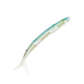 PROFISHER 22,5cm Silikon Yapay Siyah Srtl Mavi/Beyaz Yem 