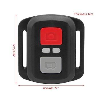 EKEN H8R H8 H9R H9 için 2.4G Uzaktan Kumanda Kontrol Verici Su Geçirmez