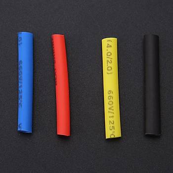 Poliolefin Shrink Yal�t�ml� 2:1 Daralan T�p Set 328 adet Is� Makaron Boru 