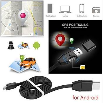 GSM GPS Araç Konumlandýrma Sistemi Android USB Þarj Kablosu Ses Dinleme