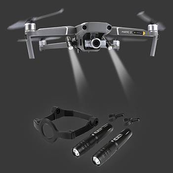 DJI Mavic 2 Pro/Zoom LED Gece Uçuş Spot Fener Işıkları Seti