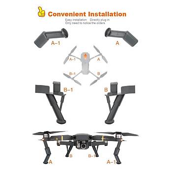 DJI Mavic Pro Ykeltilmi Stabilizr ok Emici Gvenli ni Aya