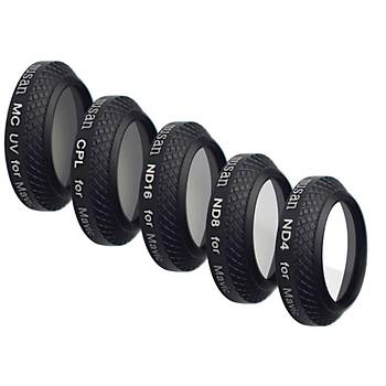 DJI Mavic Pro Lens Filtre Set Ultra Yüksek Çözünürlüklü UV + CPL + ND4 + ND8 + ND16 