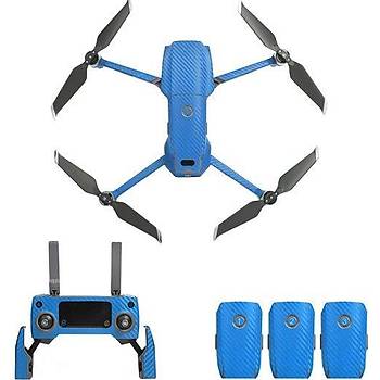 DJI Mavic 2 Zoom PVC Karbon Desenli Full Body kartma Seti