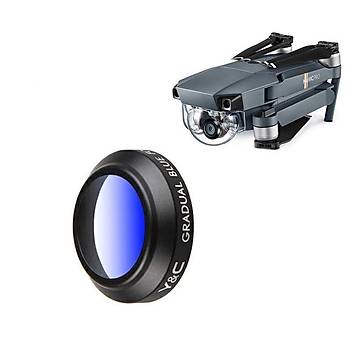 DJI Mavic Pro YC Lens Kamera Degrade Filtre Mavi Renk