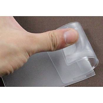 3X �nce Kart B�y�te� PVC Plastik �effaf