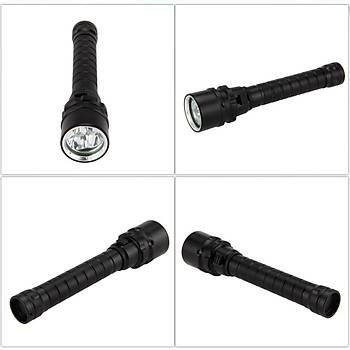 30W 100-200m Su Geirmez Dal UV Feneri 365-395nm