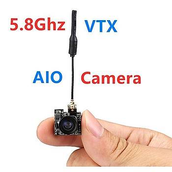 Yarış Dron FPV Mikro Kamera 800Tvl 5.8GHz 40Ch 25mW 120° Sadece 3,6gr