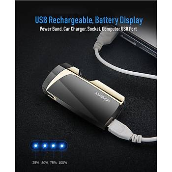 ift Ark Plazma akmak Yeil Sensr Metal Alevsiz Elektronik USB arjl Fire