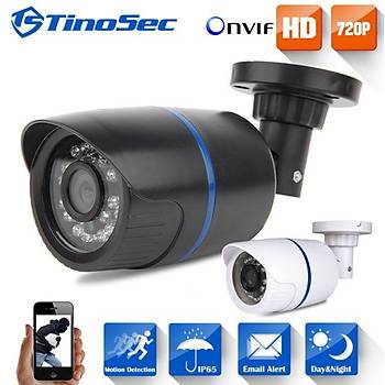 IP HD Kamera 1280x720P Su Geçirmez Gece Görüş P2P Onvif