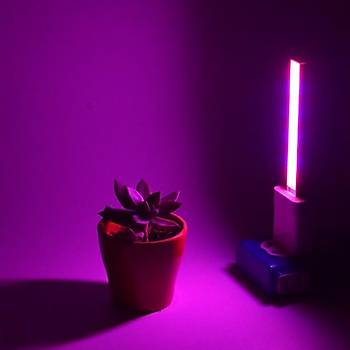 3 Watt  Tam Spektrum Hidroponik Usb Led Büyüten Fito Işık DC 5V Kırmızı/Mavi Bar 