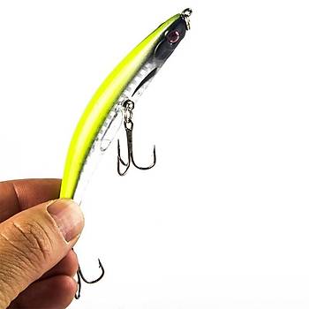 PROFISHER 3 l Set Sert Yapay Sahte Balk Yem Curved Pen 9cm
