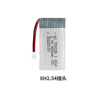 Lipo Pil 3.7V 400mAh 25C Dron ve RC Model Bataryas HX2.54 Soket