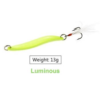 PROFISHER 4 Boy Fosforlu Metal Ka��k T�yl� Kuyruk Yem 5gr 7gr 10gr 13gr