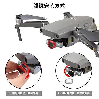 DJI Mavic 2 Zoom Lens HD Optik Cam Filtre Set UV CPL ND4 ND8 ND16 ND32  
