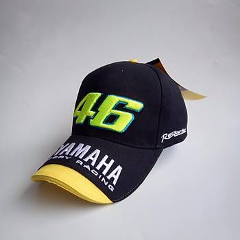 Yamaha Kasket Rossi VR46 MOTO GP Şapkası 3D İşlemeli 
