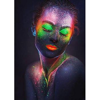 5 Renk Neon Floresan Vücut Boya Sanatı Parti Festivali Makyaj Çocuk Yüz Boyama