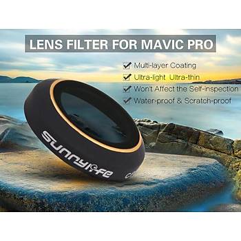 DJI Mavic Pro Alpine White Kamera Lens Ýçin 4 lü Filtre Seti ND4/ND8/ND16 /ND32 Nötür Yoðunluk